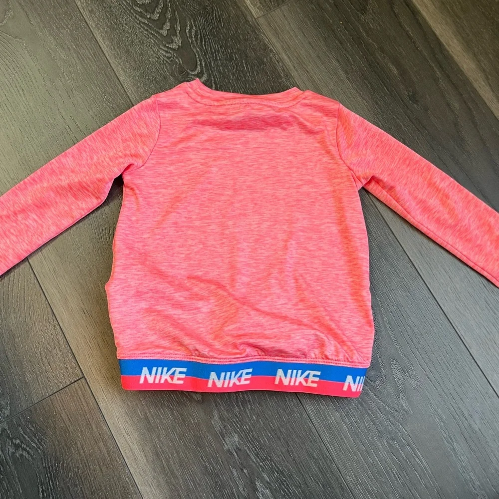 Nike Performance Dry Fit Neon Pink Logo Top - Picture 5 of 6